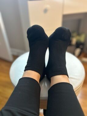 Women’s Slazenger Black Low-Cut Ankle Socks Well Worn